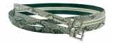 Luxury Python Leather Belt for Women